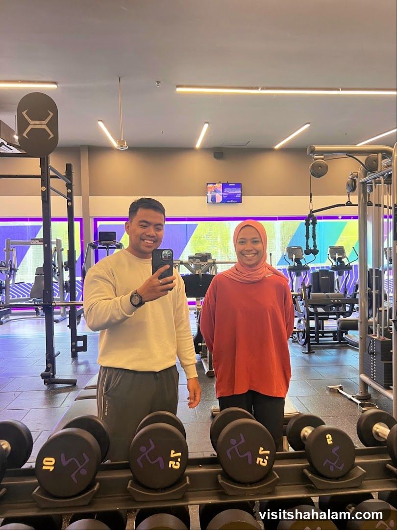 Gym selfie