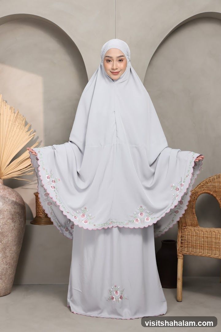 Woman in prayer dress