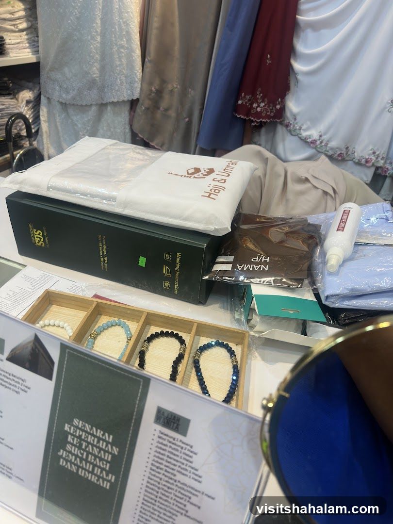 Hajj and Umrah Essentials Display
