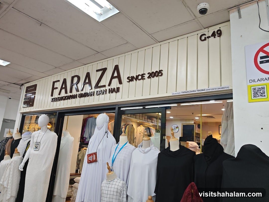 Faraza Zahra Butik kelengkapan Haji dan Umrah