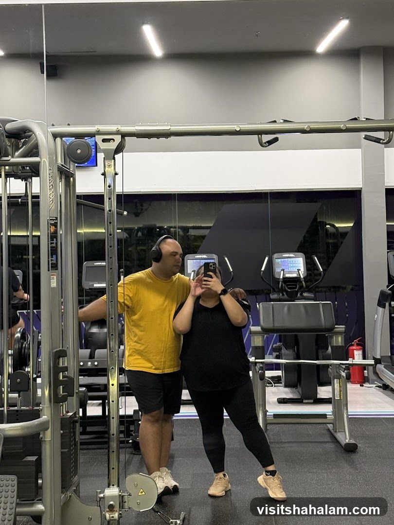 Gym selfie