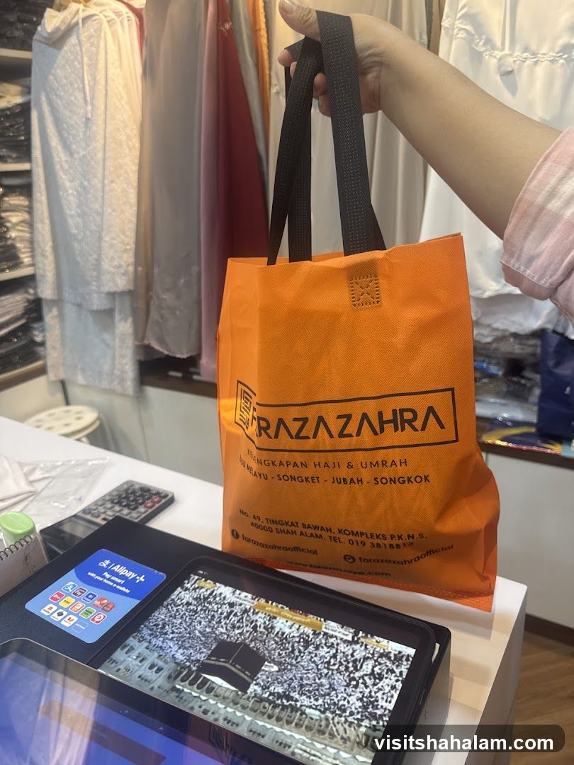 Orange Tote Bag with Logo