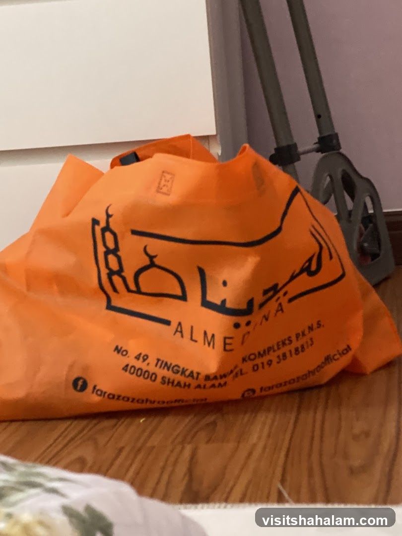 Orange Shopping Bag