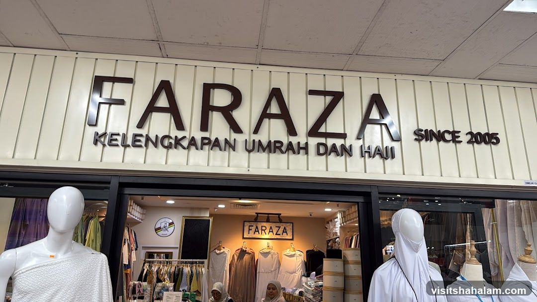 Faraza Zahra Butik kelengkapan Haji dan Umrah