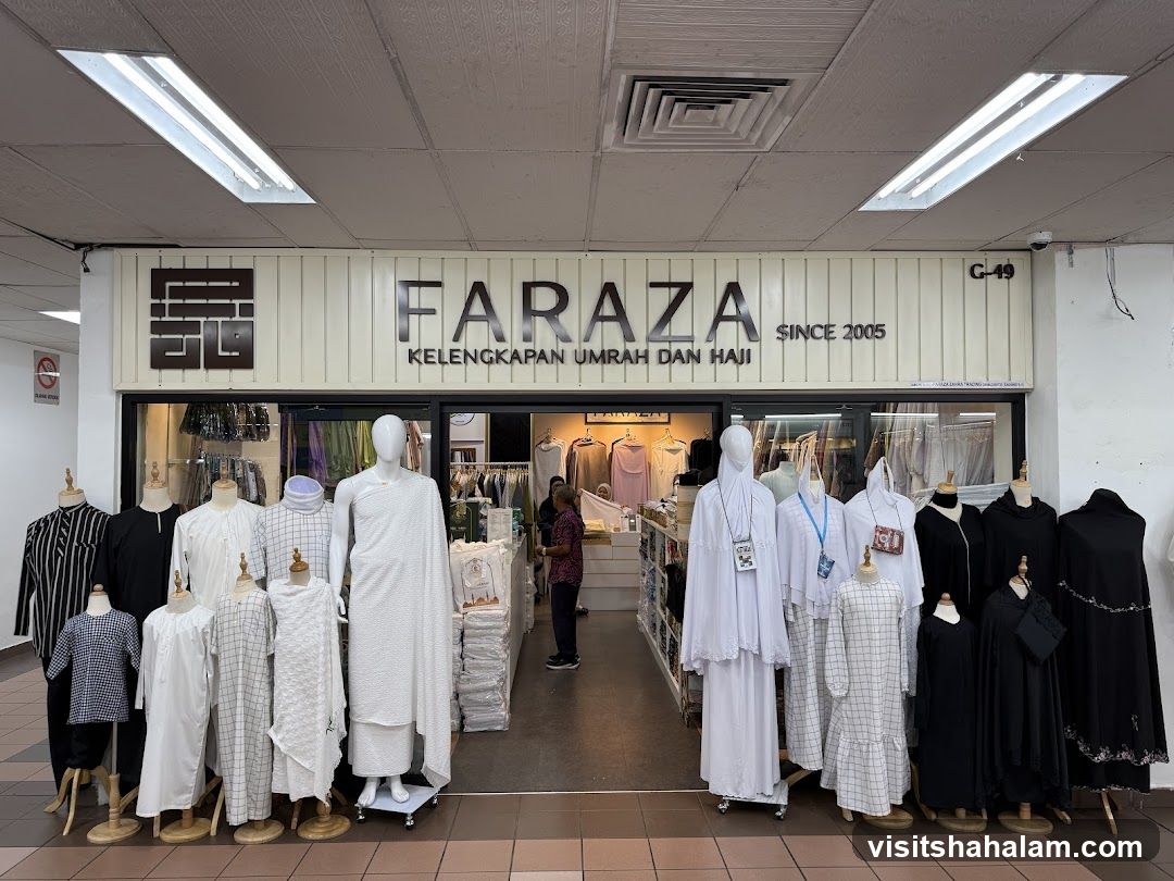 Faraza Zahra Butik kelengkapan Haji dan Umrah