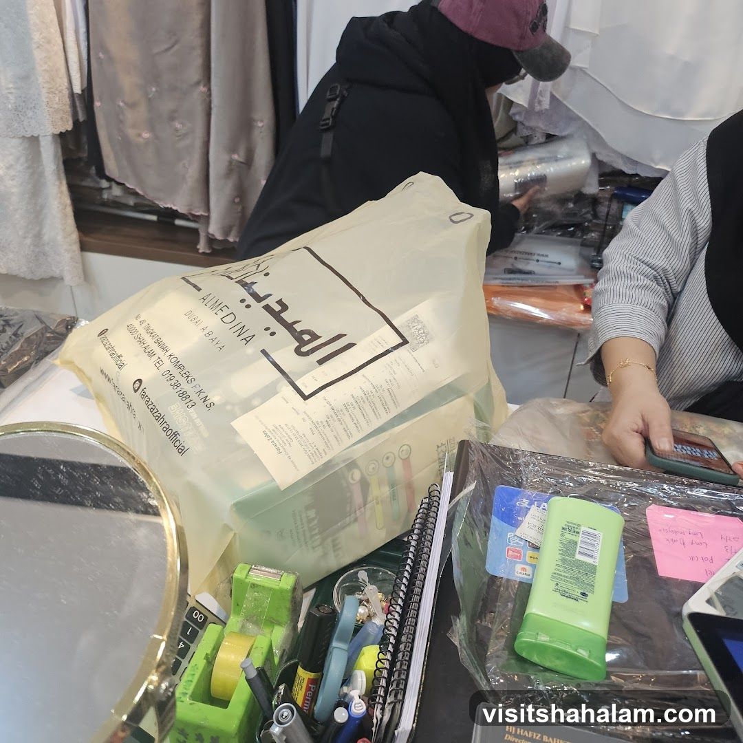 Shopping Bag with Arabic Text