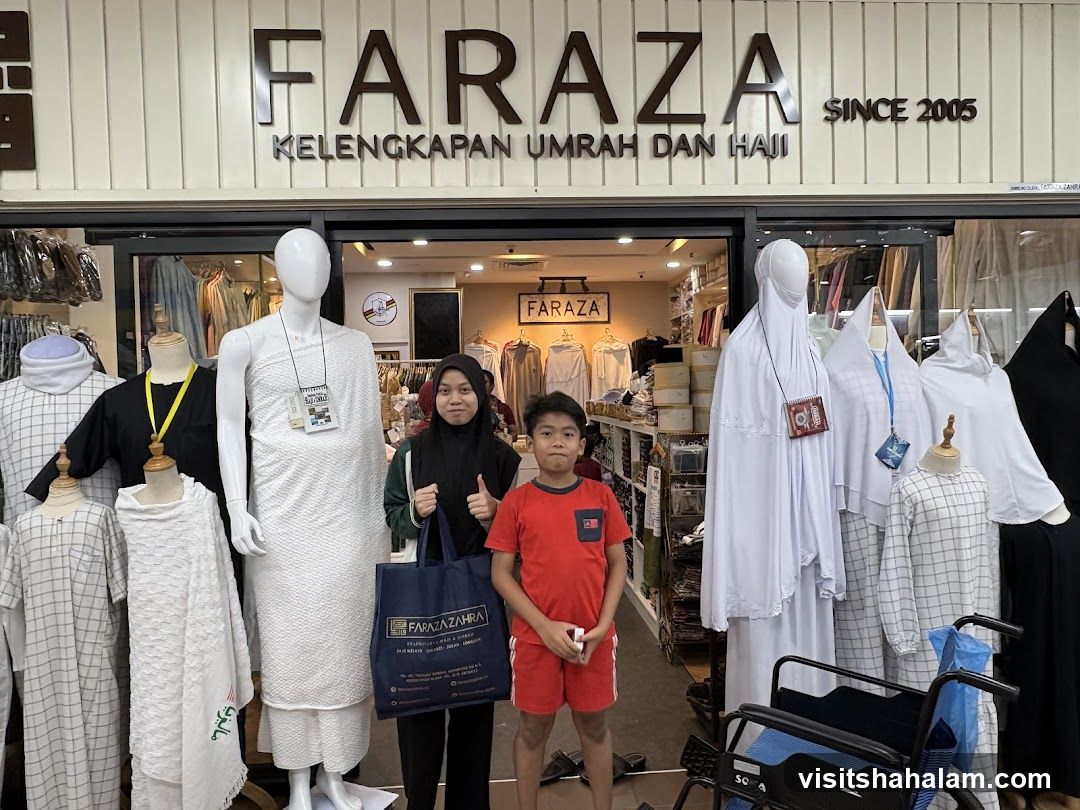 Faraza Zahra Butik kelengkapan Haji dan Umrah