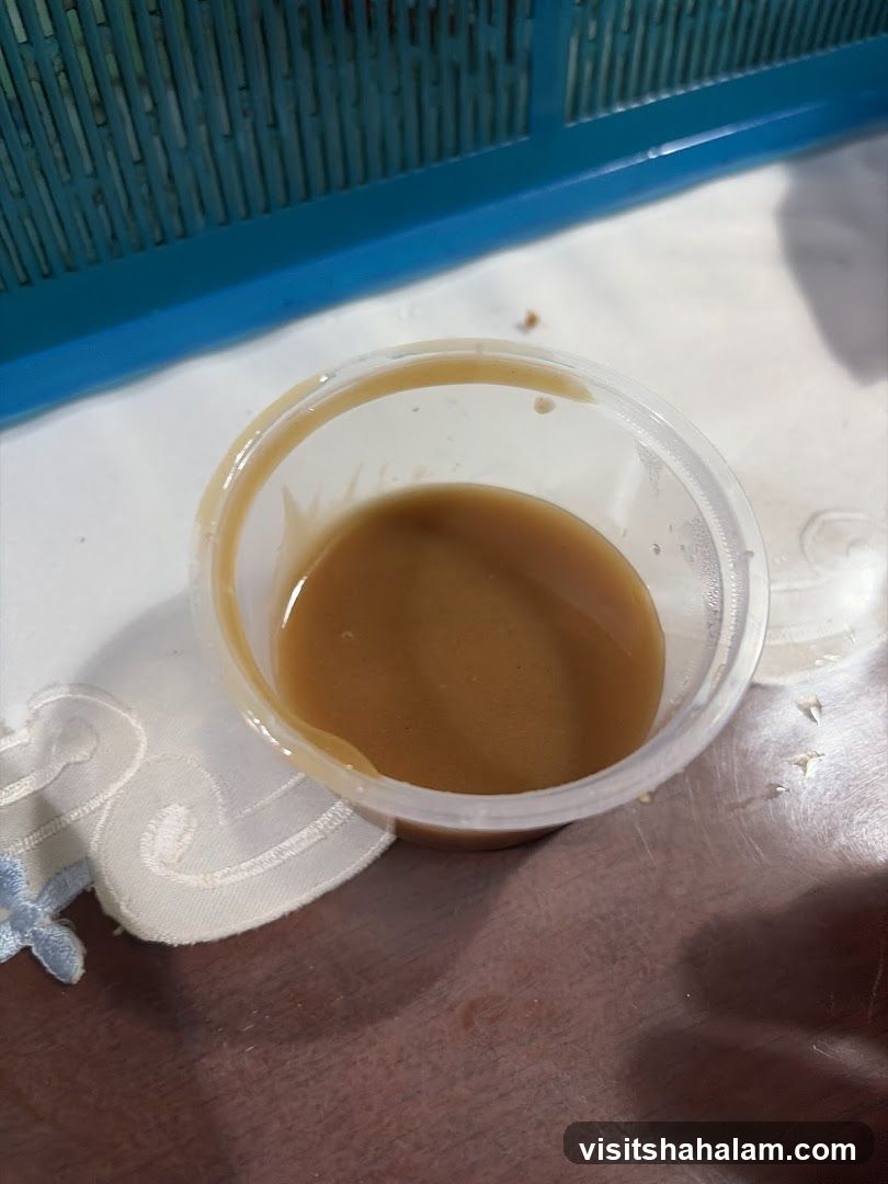Sauce in a Container
