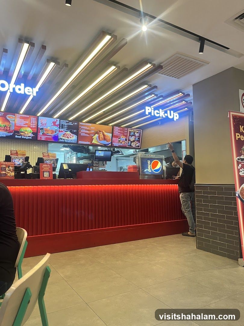 Fast Food Restaurant Interior