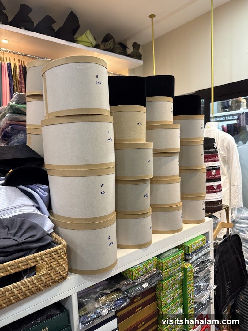 Hats and Clothing Display
