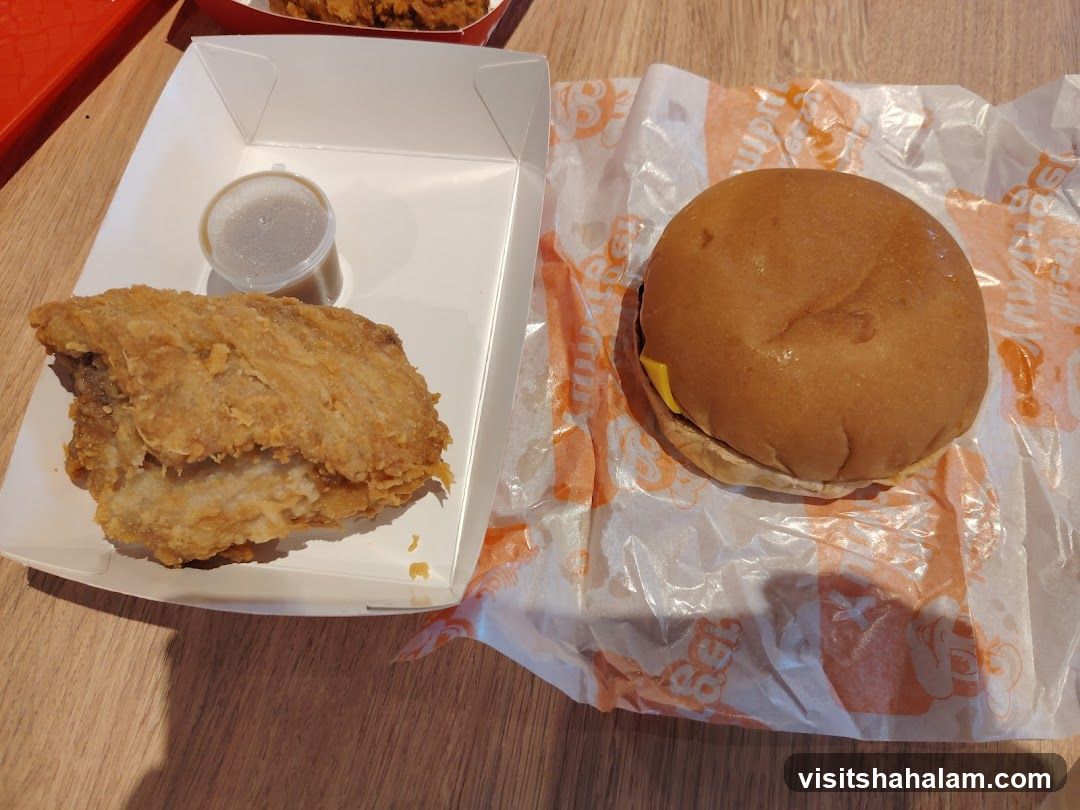 Fried Chicken and Burger