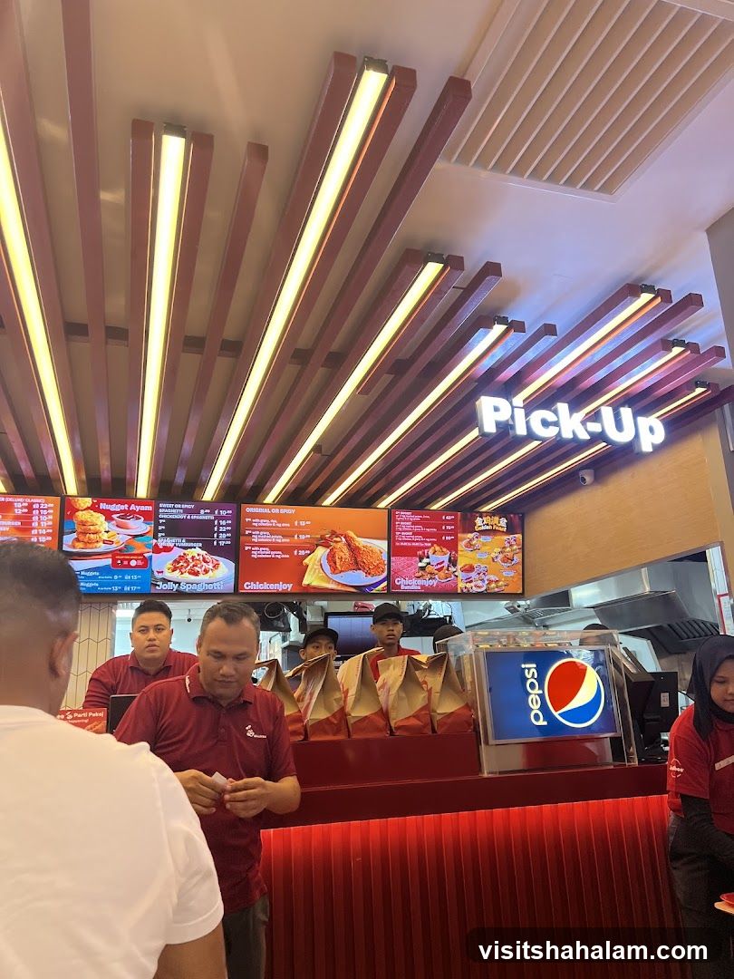 Fast Food Restaurant Counter