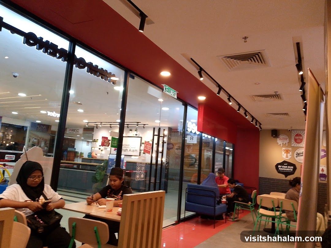 Restaurant Interior with Diners