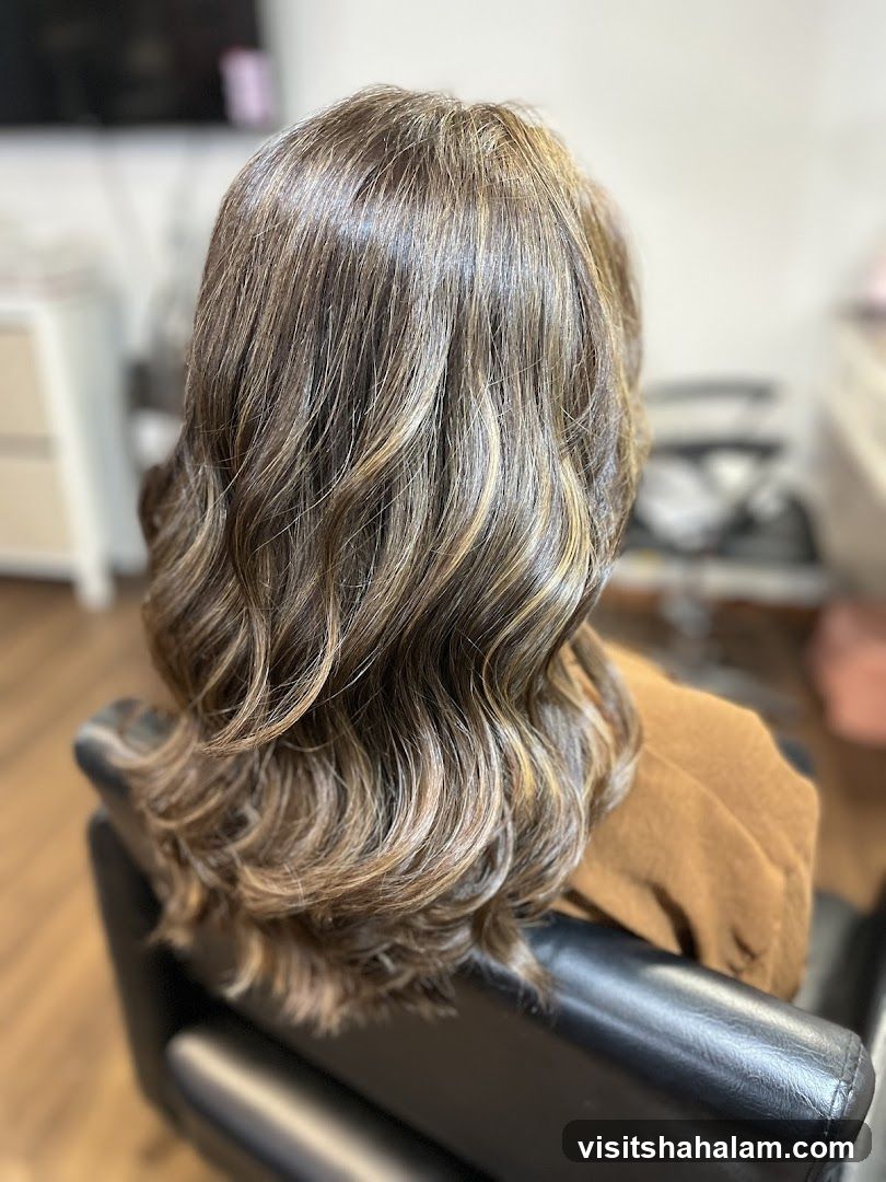 Woman's Highlighted Hair