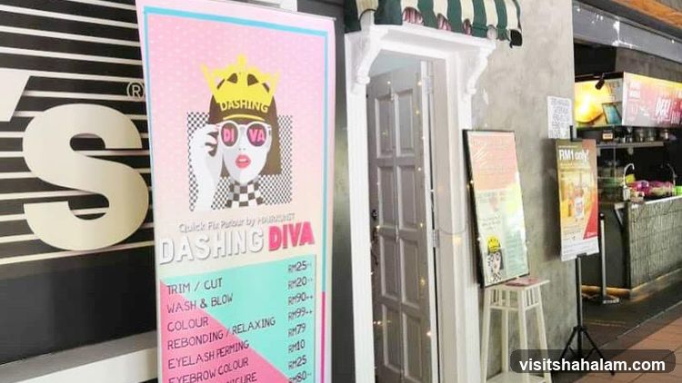 Dashing Diva Salon Advertisement