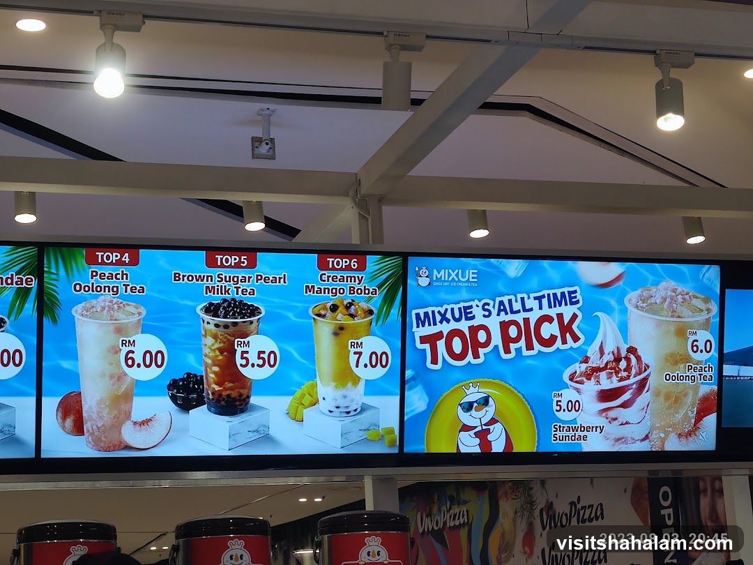 Mixue Menu