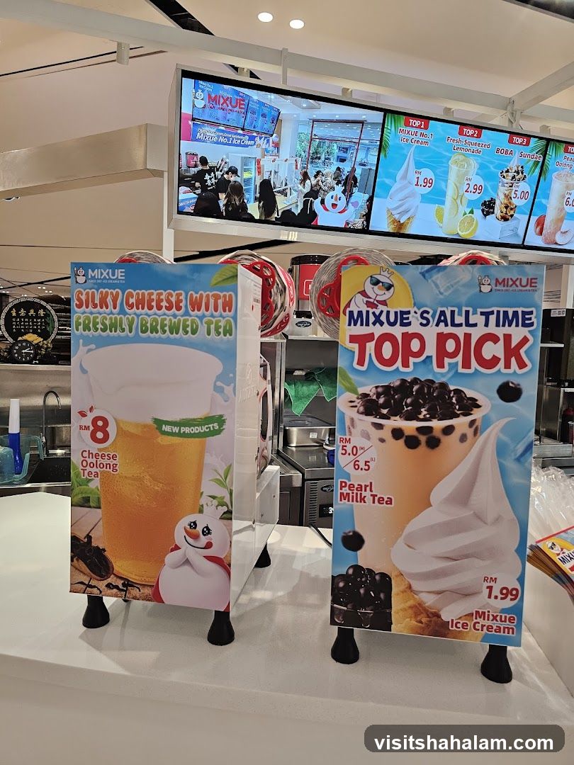 Mixue Drink and Ice Cream Promotions