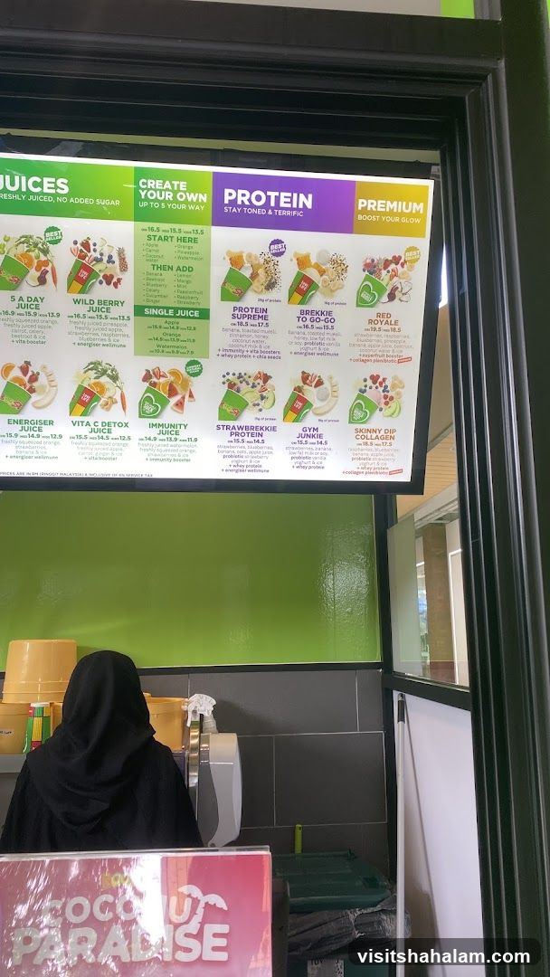 Juice and Protein Menu