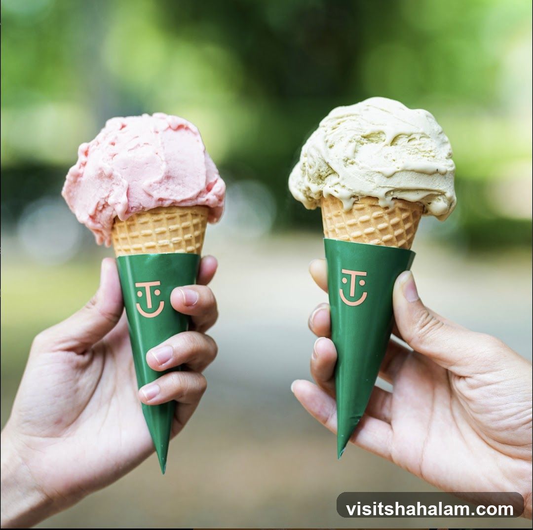 Two Ice Cream Cones