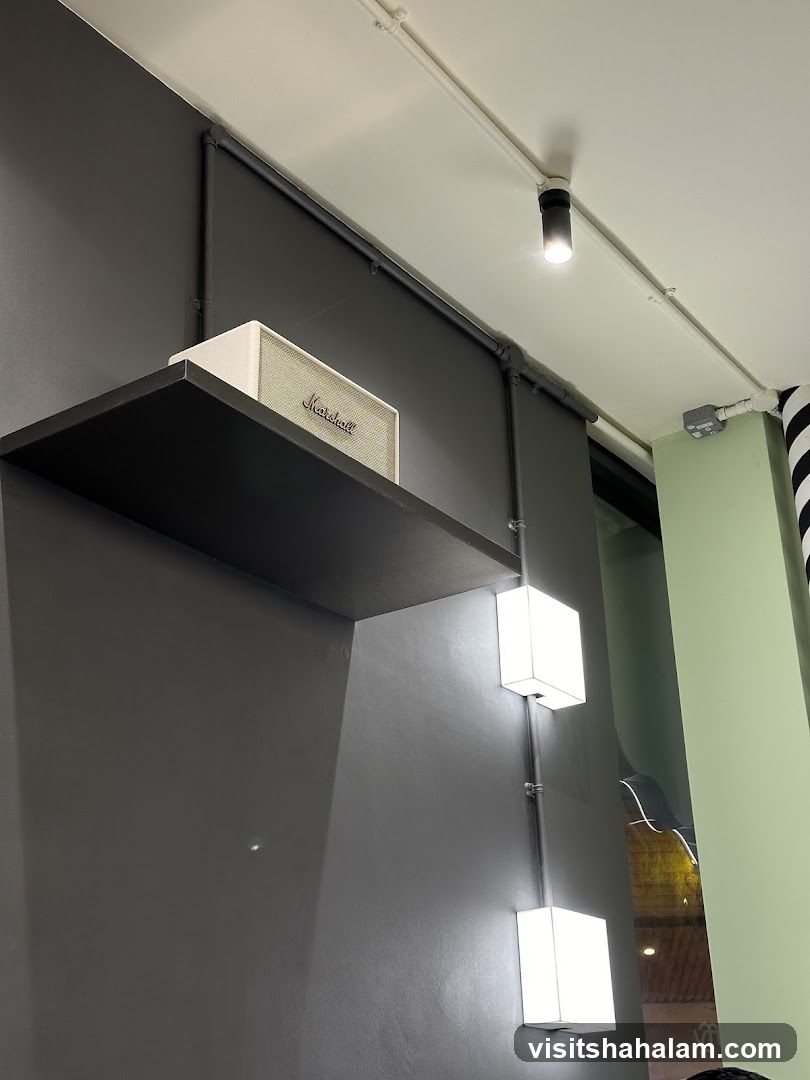 Marshall Speaker on Shelf