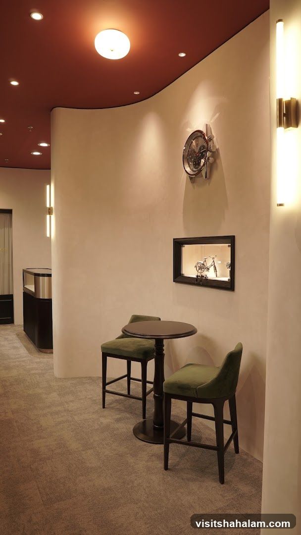 Interior of a luxury store