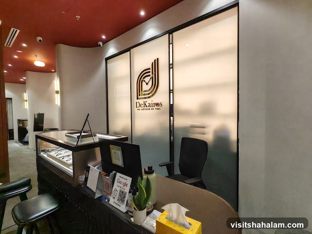 DeKairos Watch Store Interior
