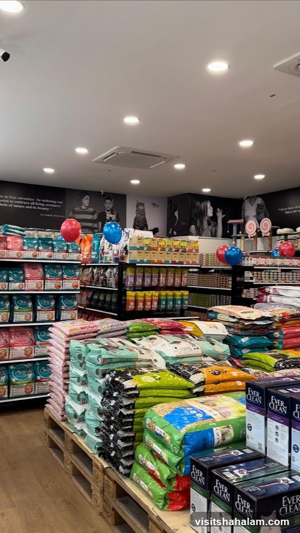 Pet Supply Store Interior