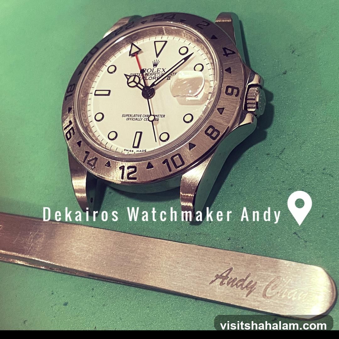 Rolex Watch and Watchmaker's Tool