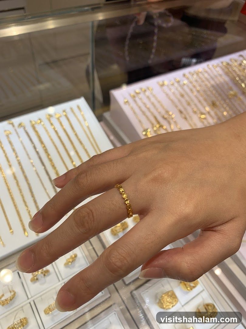 Gold Jewelry Display
