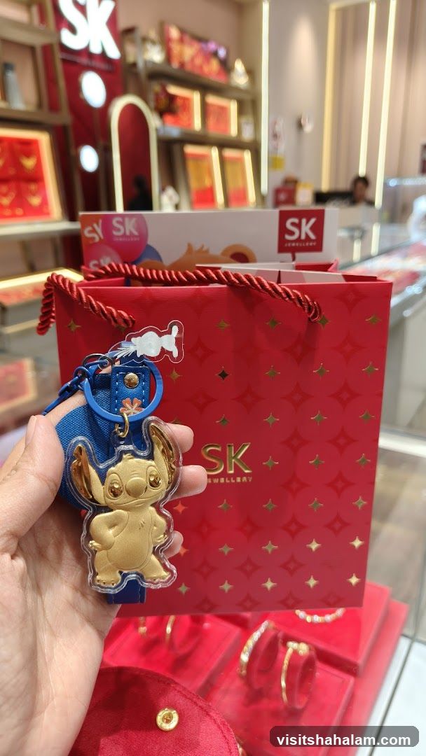 SK Jewellery Stitch Keychain