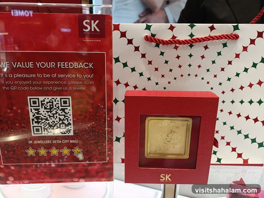 SK Jewellery Feedback Display