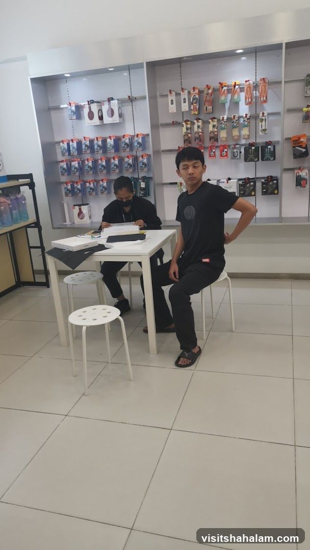 Store Interior with Electronics Display