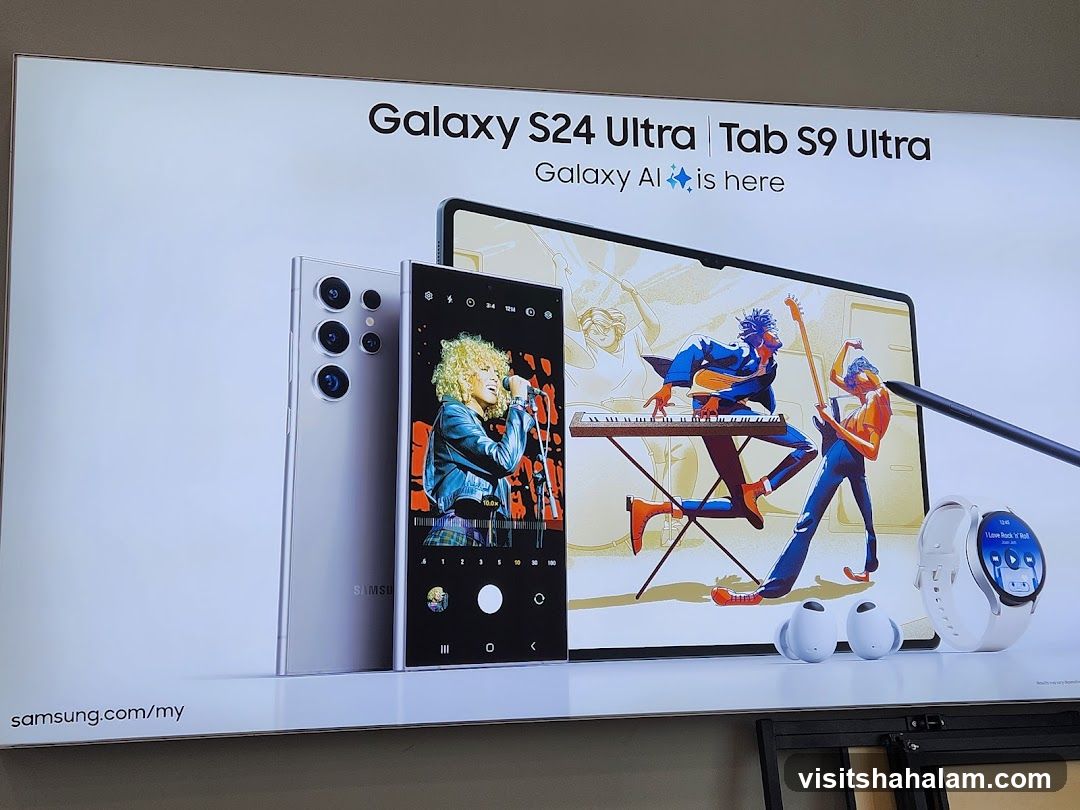 Samsung Galaxy S24 Ultra and Tab S9 Ultra Advertisement