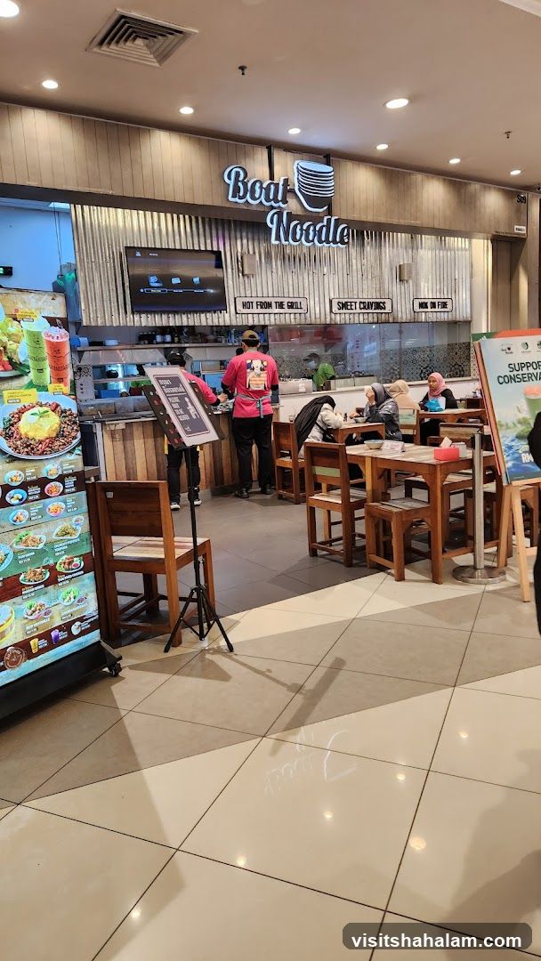 Boat Noodle Restaurant Interior