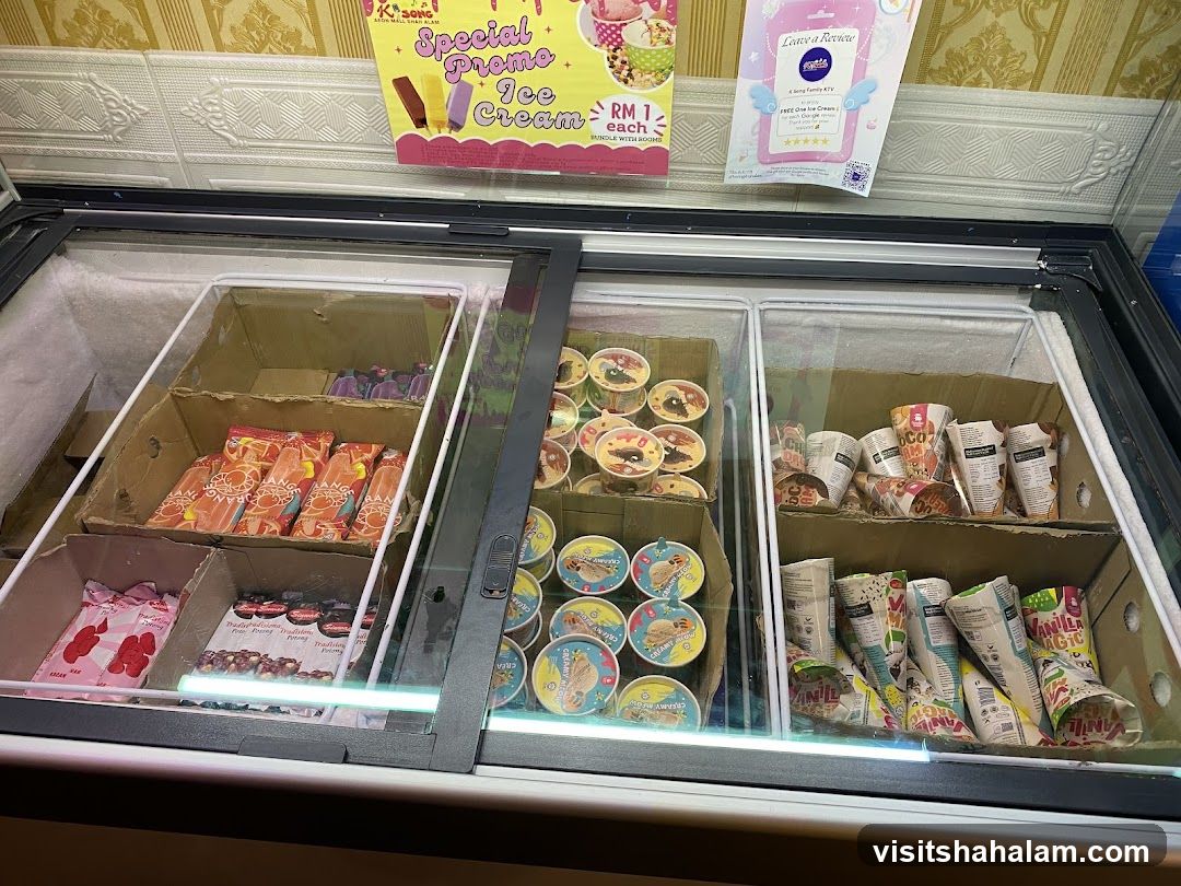 Ice Cream Freezer Display