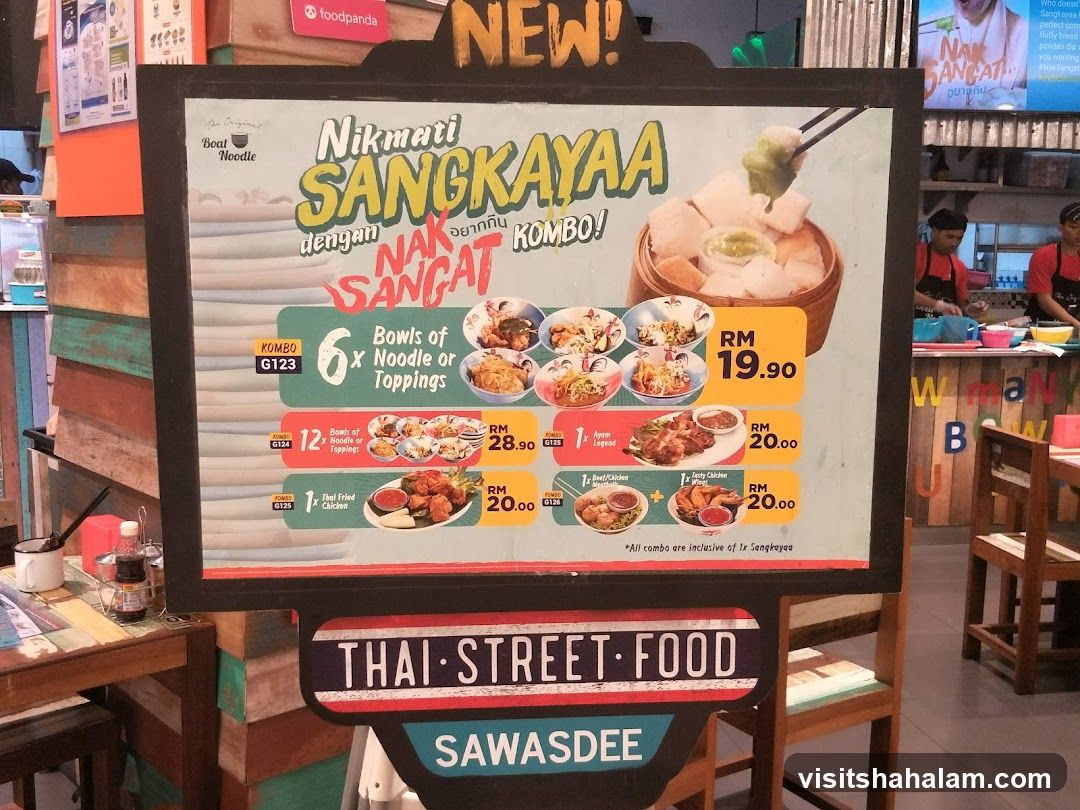 Thai Street Food Menu