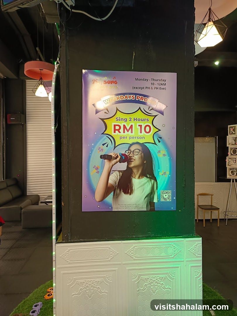 K-Song KTV Weekdays Promo Poster