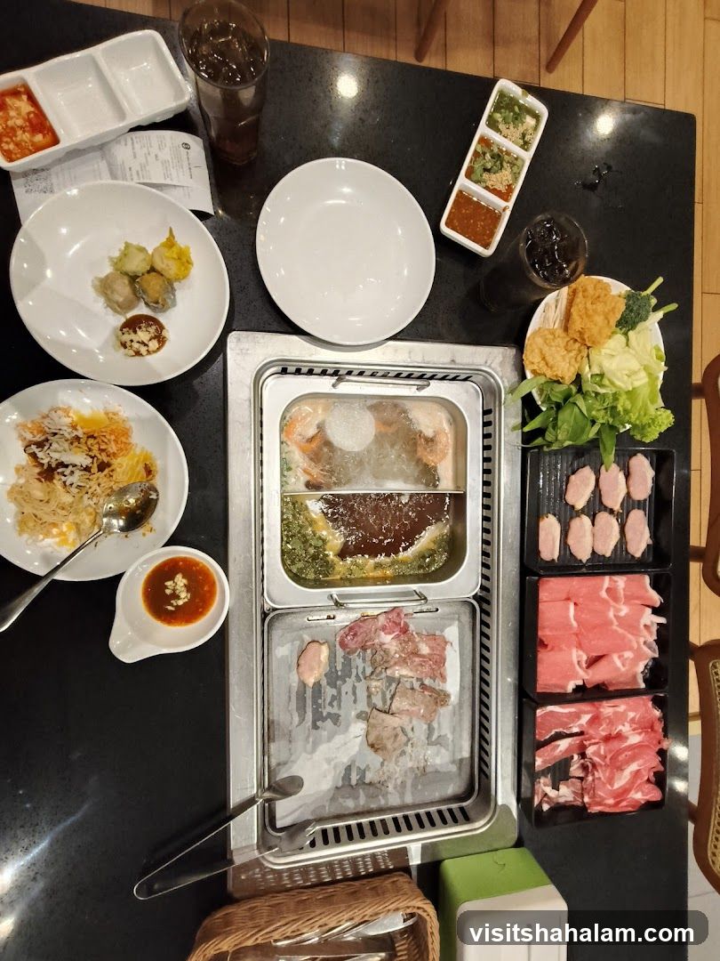 Hot Pot and Grill Meal