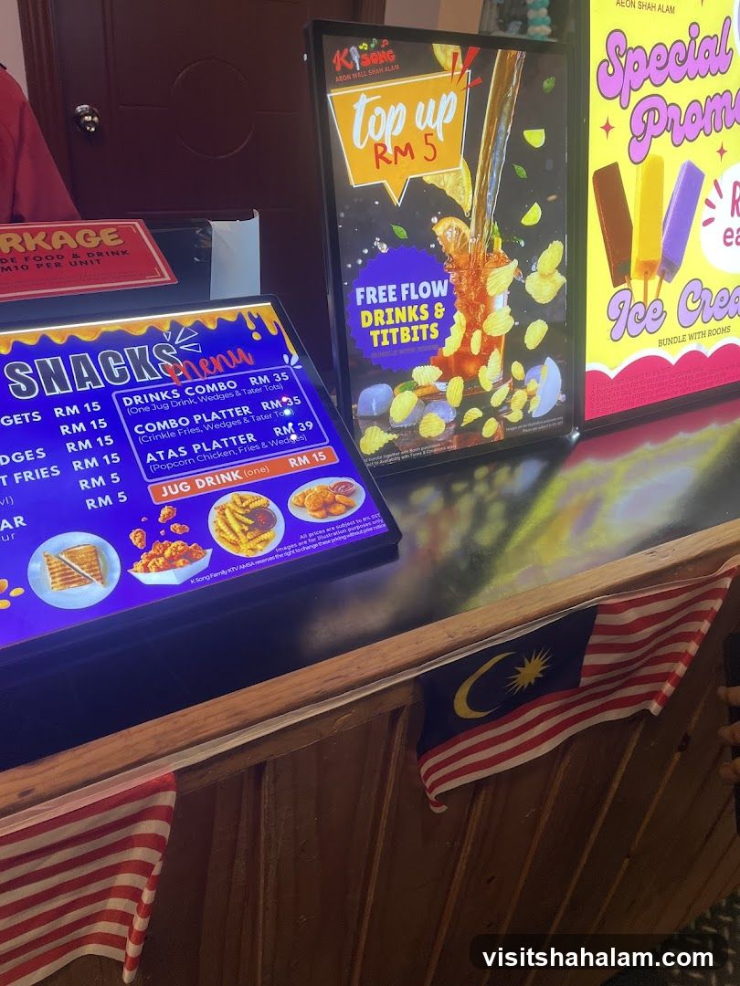 Snacks Menu