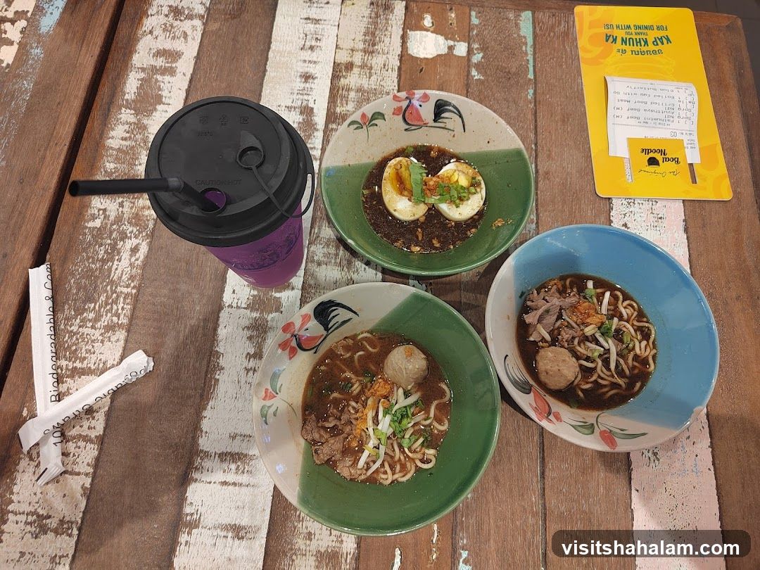 Noodle Bowls and Drink