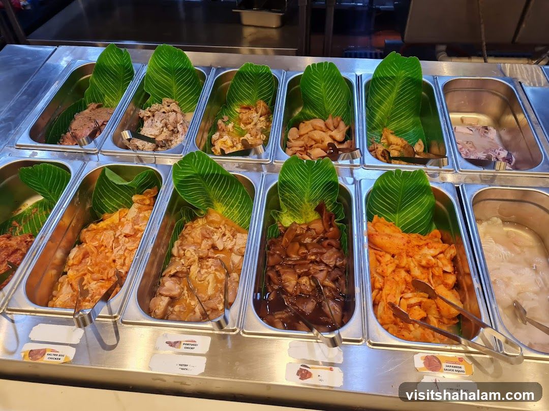 Buffet Food Display