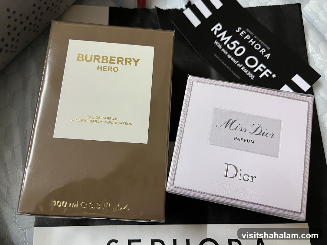Perfume Boxes and Sephora Voucher
