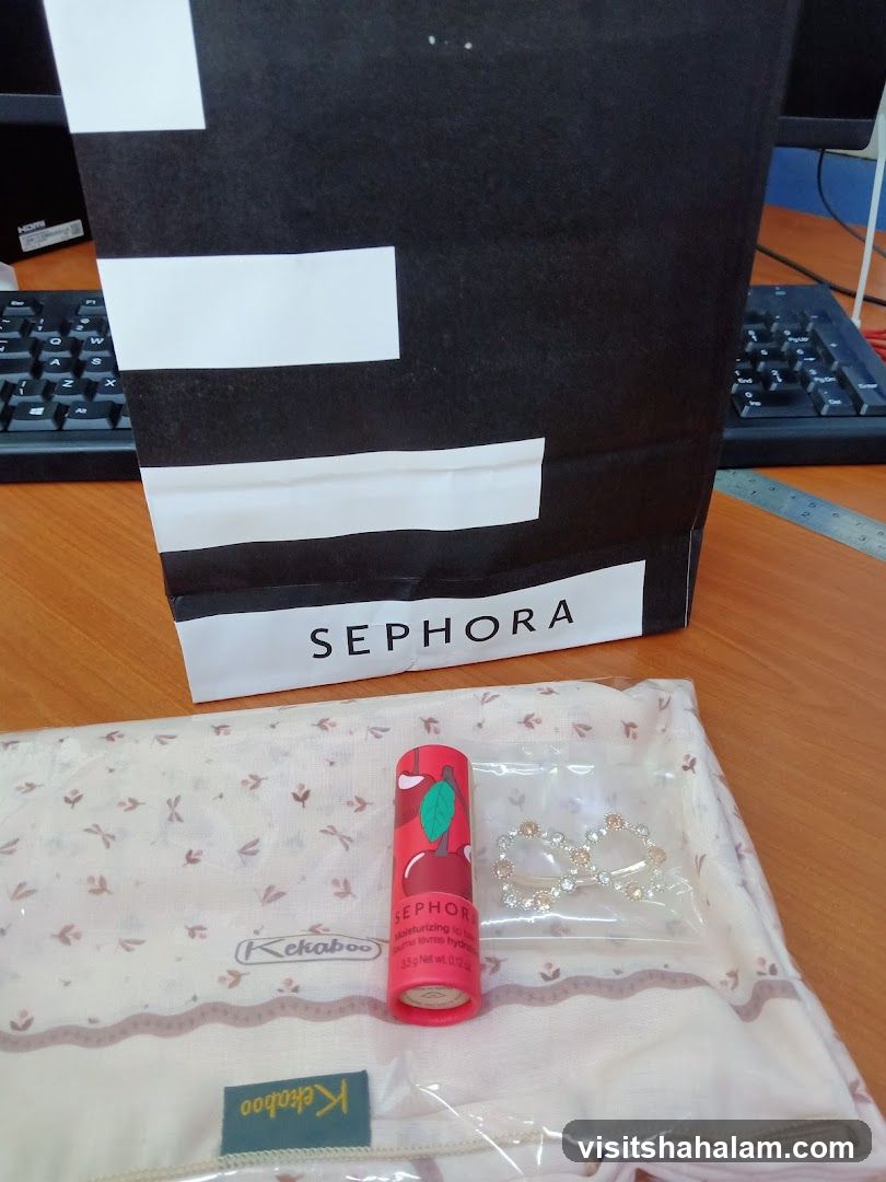 Sephora Shopping Bag and Items