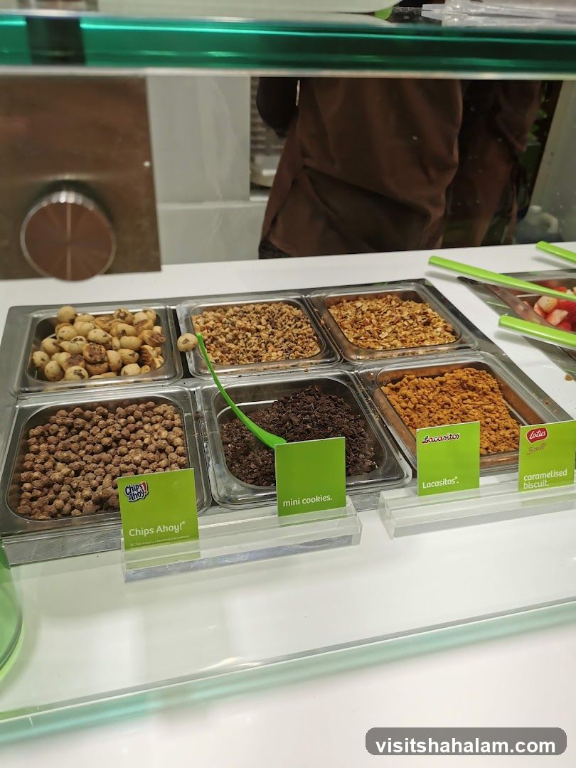 Toppings Display
