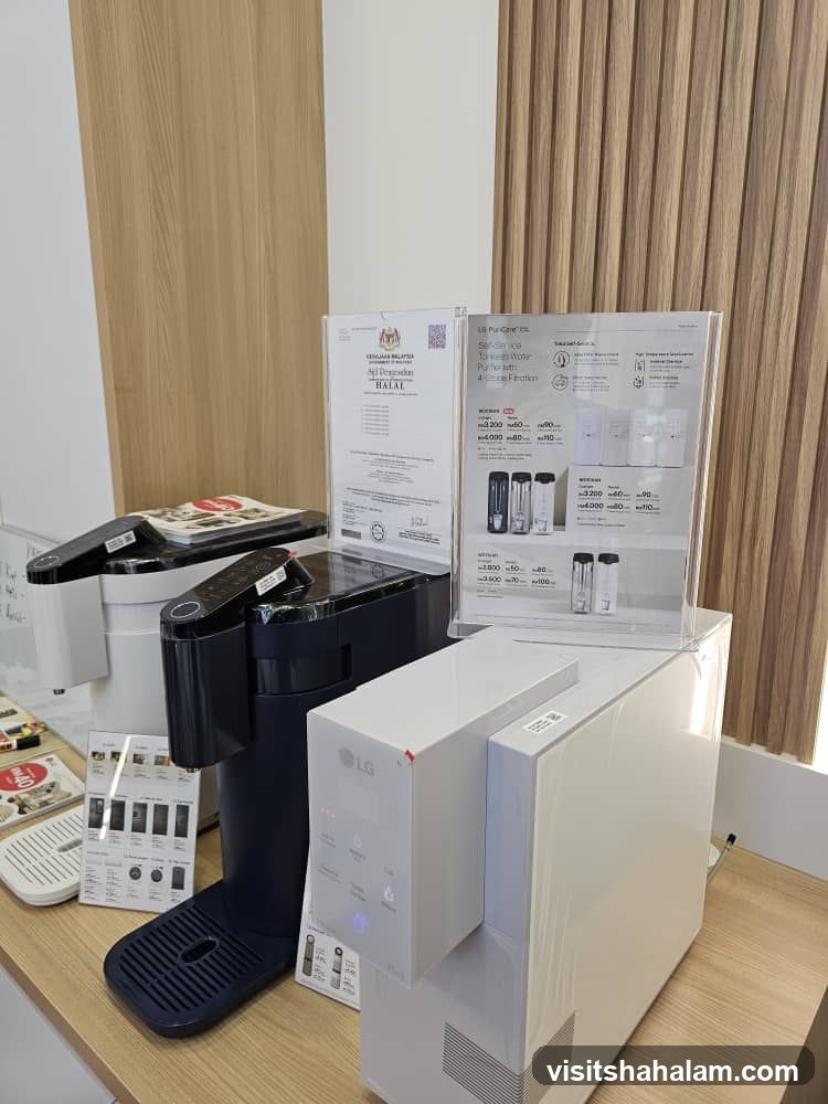 LG Water Purifiers Display