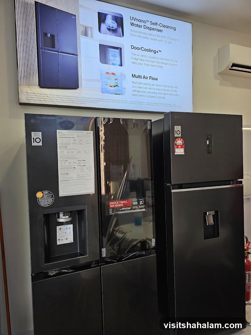 LG Refrigerators Display