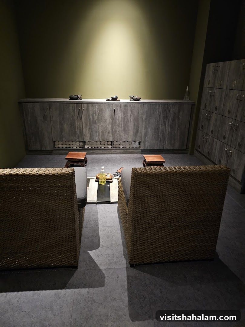 Spa waiting area