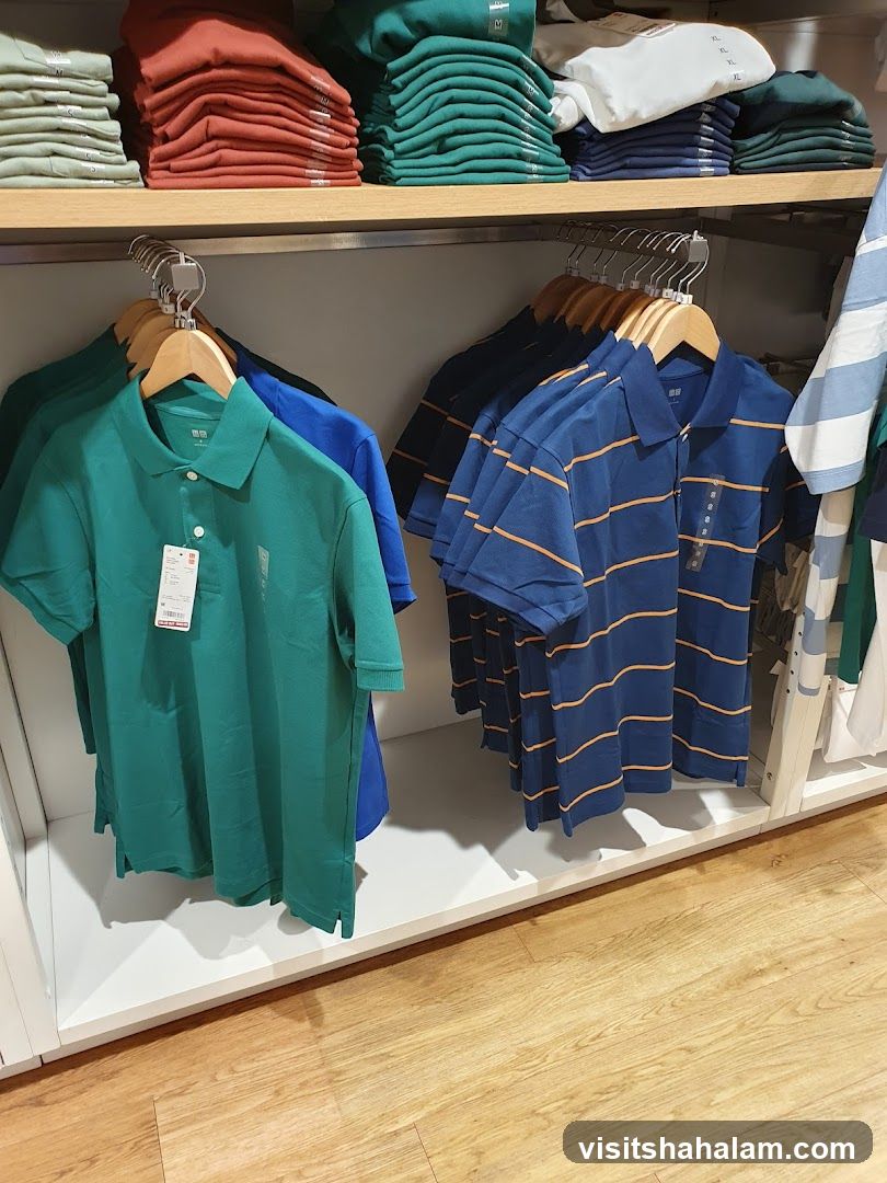 Polo Shirts Display
