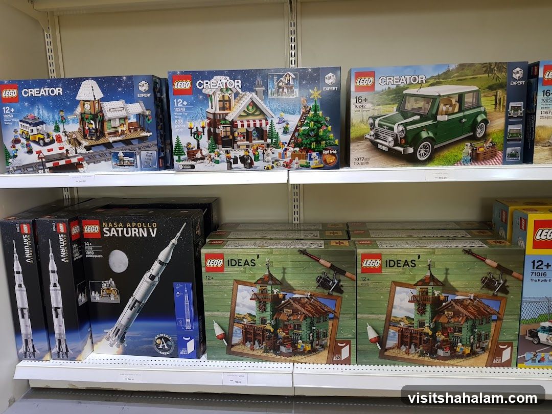 LEGO Sets on Shelves