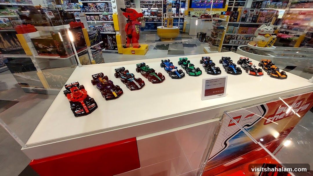 LEGO Formula 1 Cars Display